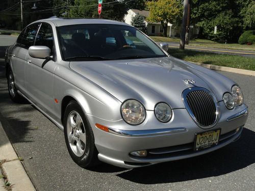 2001 jaguar s-type incredible condition sedan 4-door 3.0l ice silver paint