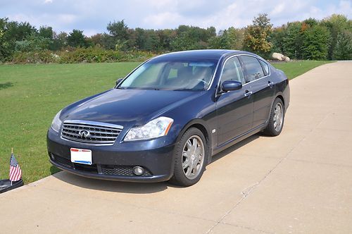 2006 infiniti m45 base sedan 4-door 4.5l - blue/black