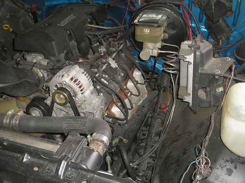 86 chevy shortbox custom ls engine, image 8