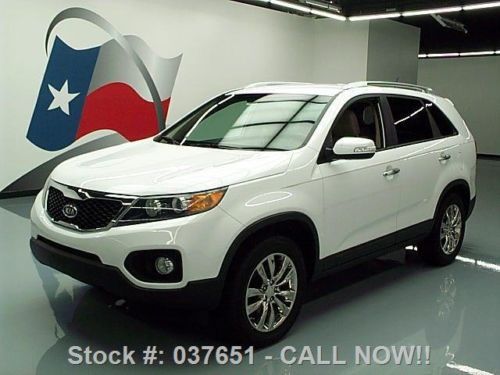 2011 kia sorento ex nav rear cam htd leather 18's 53k texas direct auto