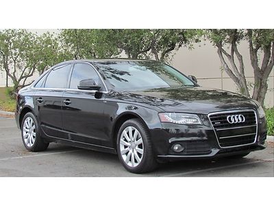 09 audi a4 sedan leather moon roof premium sound dual power seats clean