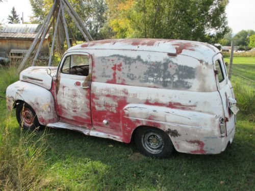 1949 FORD F-1 PANEL TRUCK RAT ROD HOT ROD CUSTOM DELIVERY TRUCK HOLY GRAIL, image 4