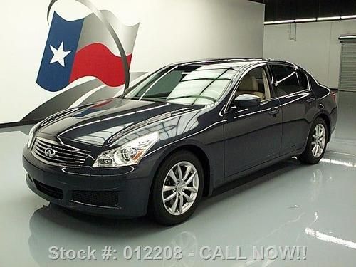 2009 infiniti g37 journey heated leather sunroof 48k mi texas direct auto