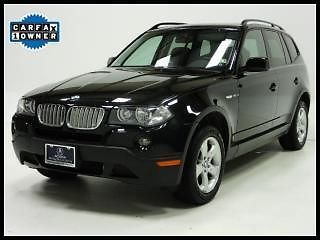 2008 bmw x3 awd 3.0si leather panoramic roof heated seats cd one owner 29k miles