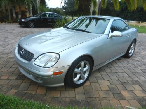 Nice 2001 mercedes benz slk320 convertible, 71k miles, auto, leather, lo reserve