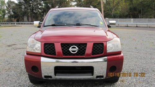 2006 nissan armada se 4x4 leather third row seats cd player rear entertainment