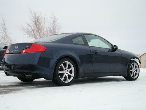 2004 infiniti g35 coupe 6-speed 93k miles, repairable, damaged, salvage, wrecked