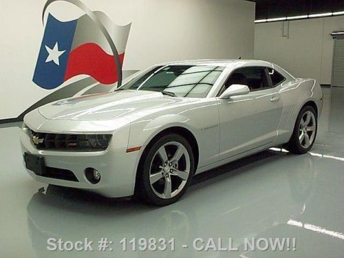 2011 chevy camaro lt v6 6-speed rs pkg spoiler 20&#039;s 23k texas direct auto