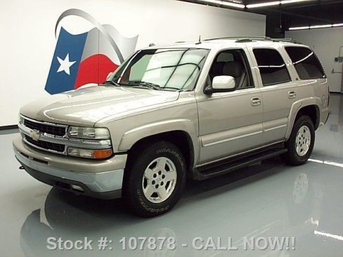 2004 chevy tahoe ls 7pass htd leather dvd roof rack 86k texas direct auto