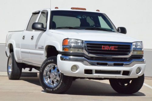 2006 gmc sierra 2500hd sle crew diesel 4x4 s/bed truck fresh trade $599 ship