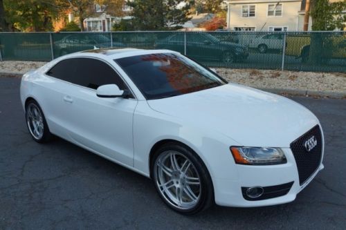 We finance white 2012 a5 awd 2.0turbo 6-speed manual premium wheels 1-owner