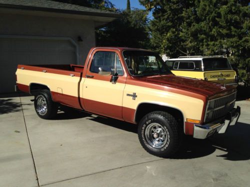 1982 chevy 4x4 diesel rust free 2nd owner low miles