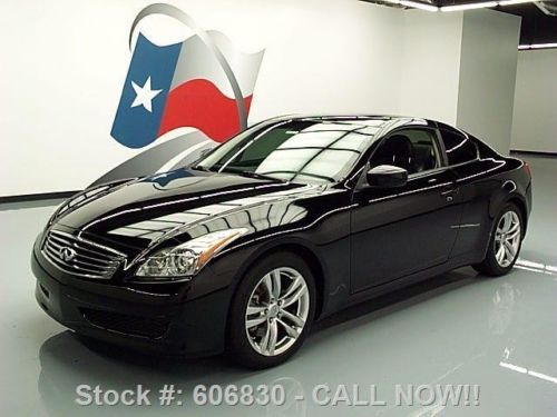 2009 infiniti g37 journey premium coupe sunroof 45k mi texas direct auto