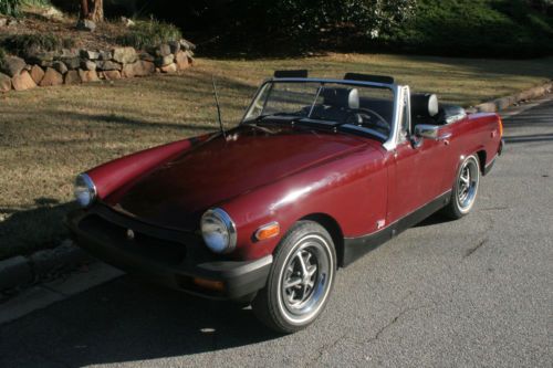 1977 mg midget - barn find!!!!  low reserve, 38k original miles, preserved.