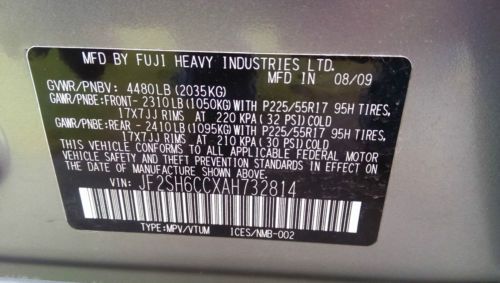 2010 Subaru Forester X Premium Wagon 4-Door 2.5L, image 18