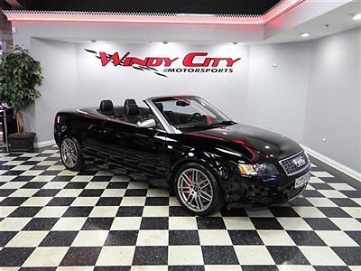 2004 audi s4 cabriolet v8 quattro awd 6-speed triple black rs4 wheels recaros