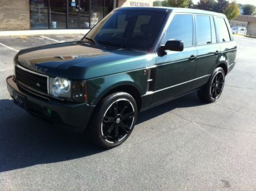 ******no reserve****** 2004 land rover range rover hse sport utility 4-door 4.4l