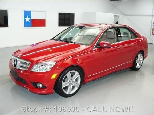 2010 mercedes-benz c300 sport sunroof leather 33k miles texas direct auto