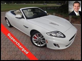 2012 jaguar xk 2dr conv xkr supercharged, navigation, bluetooth