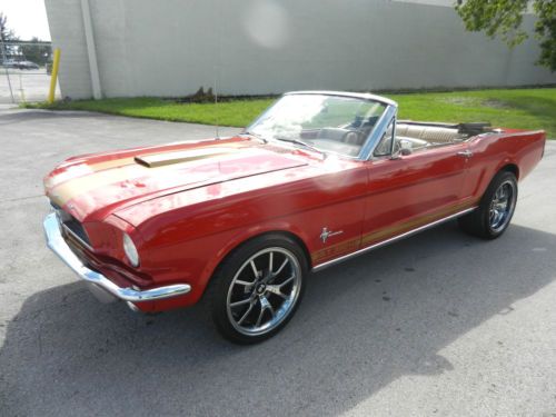 Rare 1965 ford mustang convertible, shelby gt350 package, power top, no resrv