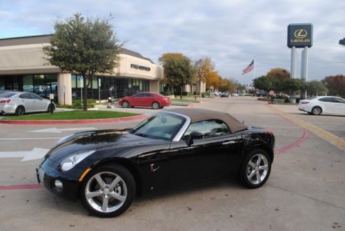 2009 pontiac solstice convertable leather bluetooth cd premium condition