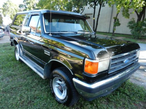 Nice 1990 ford bronco&#034;eddie bauer&#034; 4x4, a/c, auto, 5.8 liter v8, no reserve