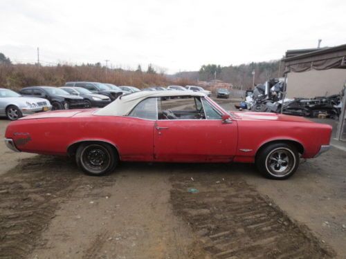 1967 pontiac gto convertible #s matching in storage over 30 years