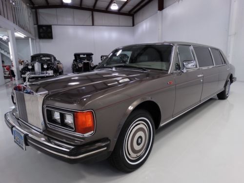1985 rolls-royce silver spur factory limousine, 19,683 original miles