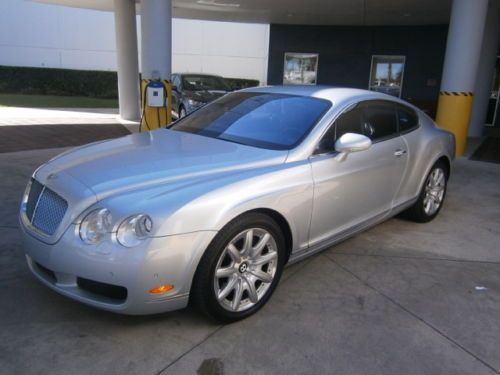 2005 bentley continental gt 6.0l v12 twin turbo coupe florida car clean carfax