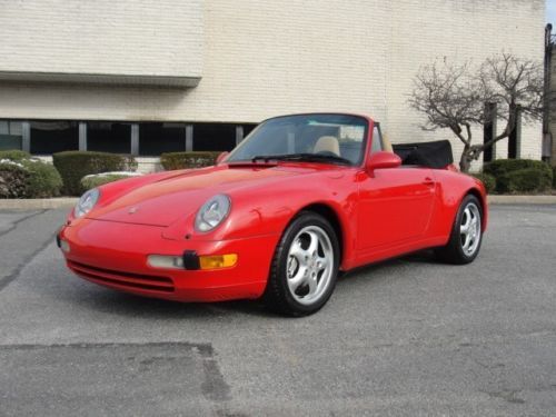 1996 porsche 911 carrera 4 cabriolet, only 37,418 miles
