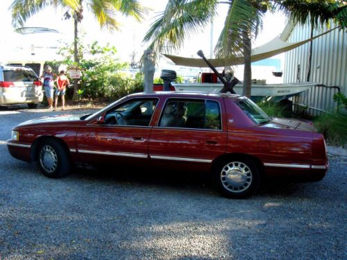 Cadillac sedan deville northstar 32 valve v8 1999 red ice cold a/c