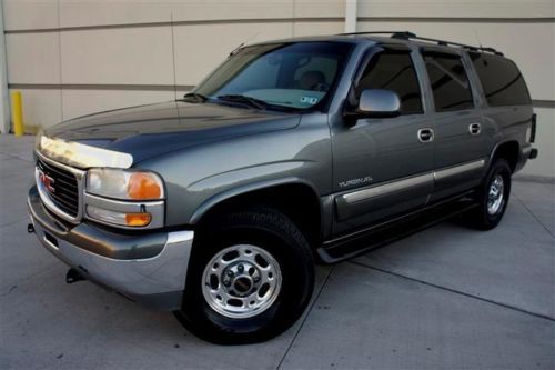 Gmc yukon xl 2500 8.1l slt autoride 4x4 sunroof leather heated seats new tires!!