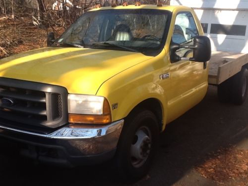 1999 f350 diesel truck 7.3 power stroke dually 12&#039; flat bed nice truck!