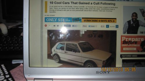 Volkswagen GTI MK 2 1985, First car assembled by VW in the USA, Rare Car, US $2,000.00, image 2