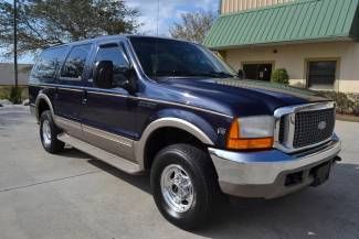 2000 ford excursion limited 4x4-clean carfax-low miles-no rust-4 wheel drive