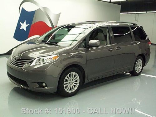 2011 toyota sienna xle sunroof rear cam htd leather 32k texas direct auto