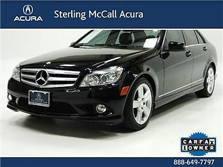 2010mercedes benz c300 sport sedan loaded sunroof leather cd one owner warranty!