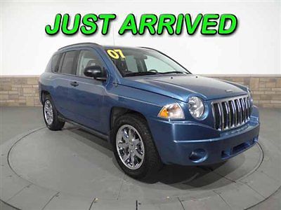 Jeep compass sport low miles 4 dr suv automatic diesel 2.0l i4 fi marine blue pe