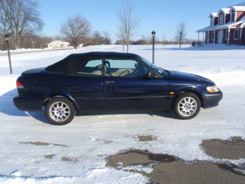 2000 saab 9-3 base convertible 2-door 2.0l