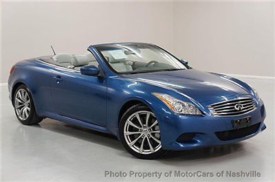 7-days *no reserve* &#039;09 g37 convertible bose xenon back up warranty carfax