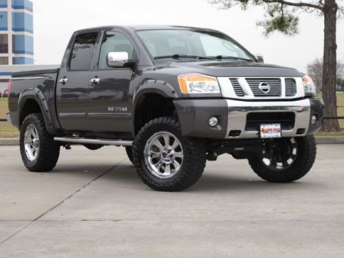 &#039;09 jacked up nissan titan 4x4 crew cab