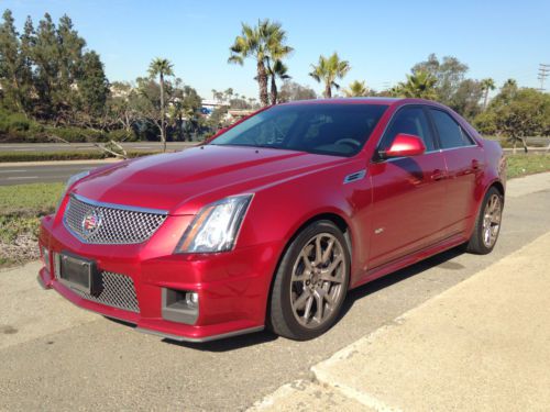 2009 cadillac cts v sedan 4-door 6.2l