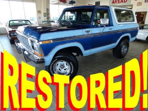 ***rust free***arizona original 1979 bronco full size 4x4 460 v8 auto air look!