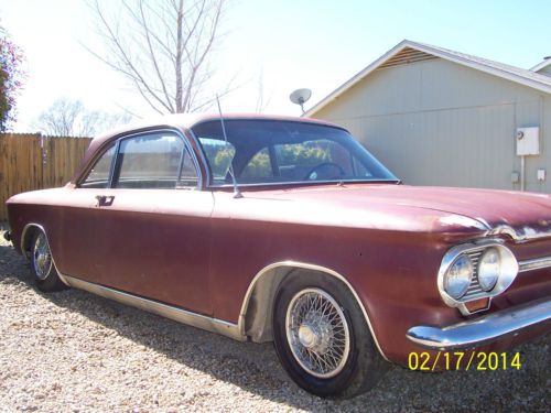 1964 chevrolet corvair monza 2 door coupe - 64 chevy corvair - excellent project