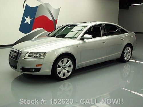 2006 audi a6 3.2 quattro awd sunroof heated leather 59k texas direct auto