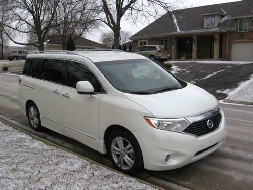 2011 nissan quest sl loaded 7 passenger van almost new only 9k miles  best offer