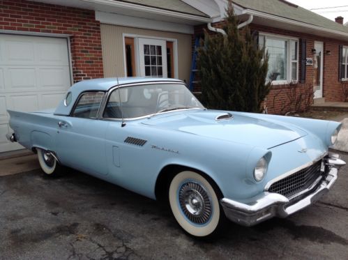 Super rare!!  1957 thunderbird &#034;e-bird&#034;!! factory dual quad high performance!!!
