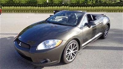 2011 mitsubishi eclipse gs spyder automatic leather bluetooth carbon gray auto