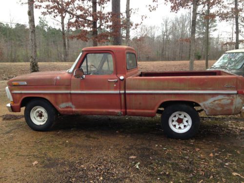 1972 f100 custom &#034;short wheel base&#034; 302 8cyc