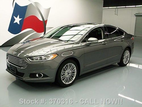 2013 ford fusion se ecoboost sunroof htd leather 8k mi texas direct auto